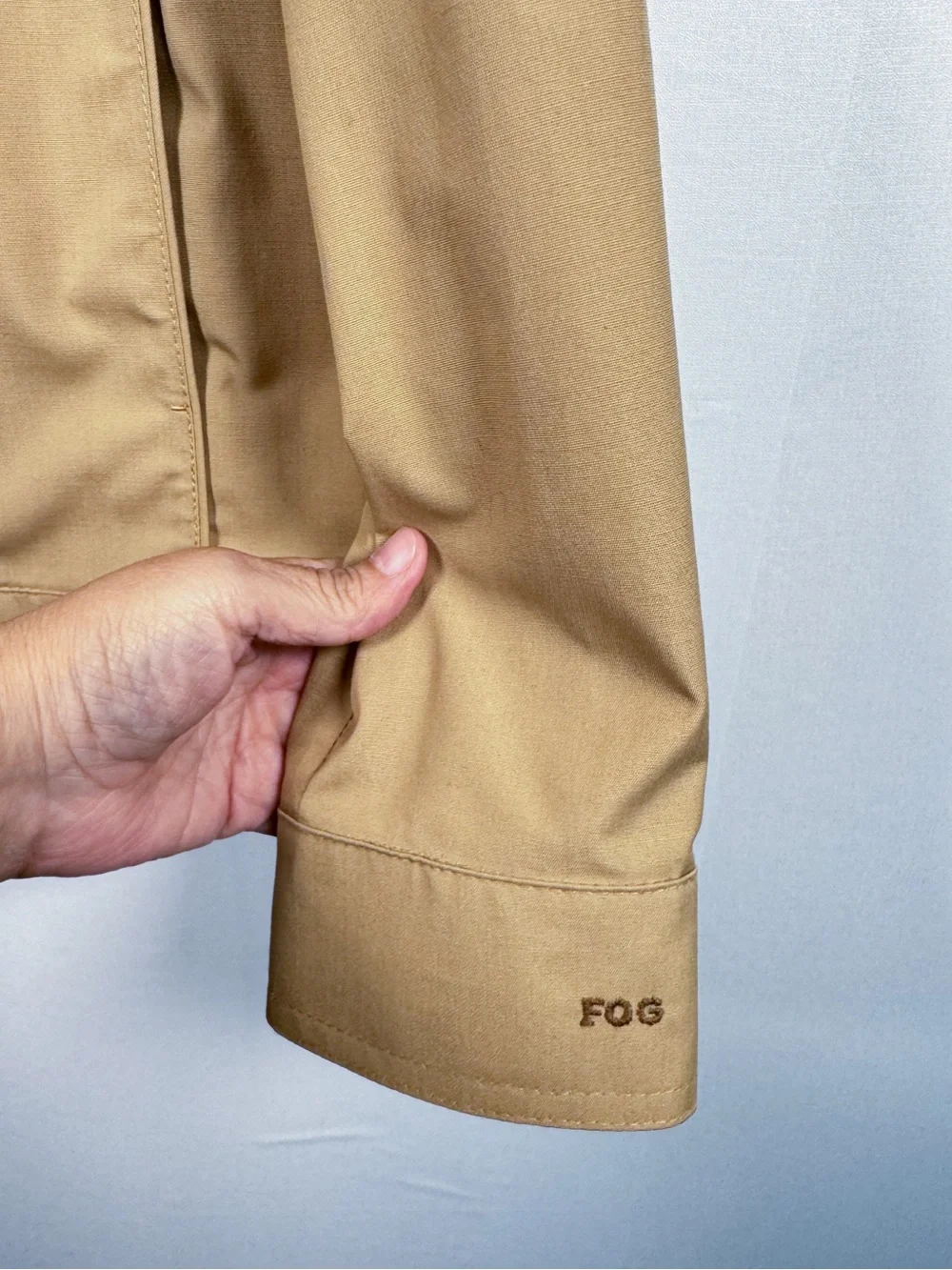 VTG 1980s LONDON FOG Harrington Jacket Front Zip Slant Pocket Mesh Lined Sz 38